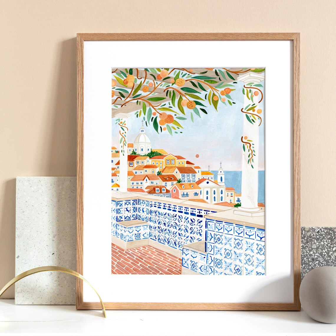 Lisbon Portugal Travel Poster, Europe Home Decor - Image 3