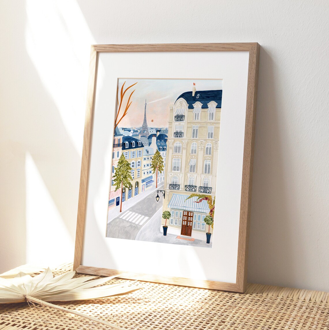 Paris Eiffel Tower Travel Poster, Parisian Decor - Image 5
