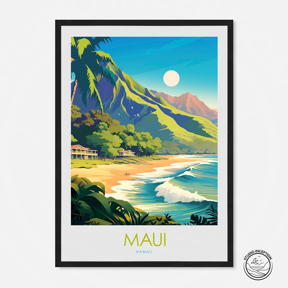 Maui Travel Gift Poster Print