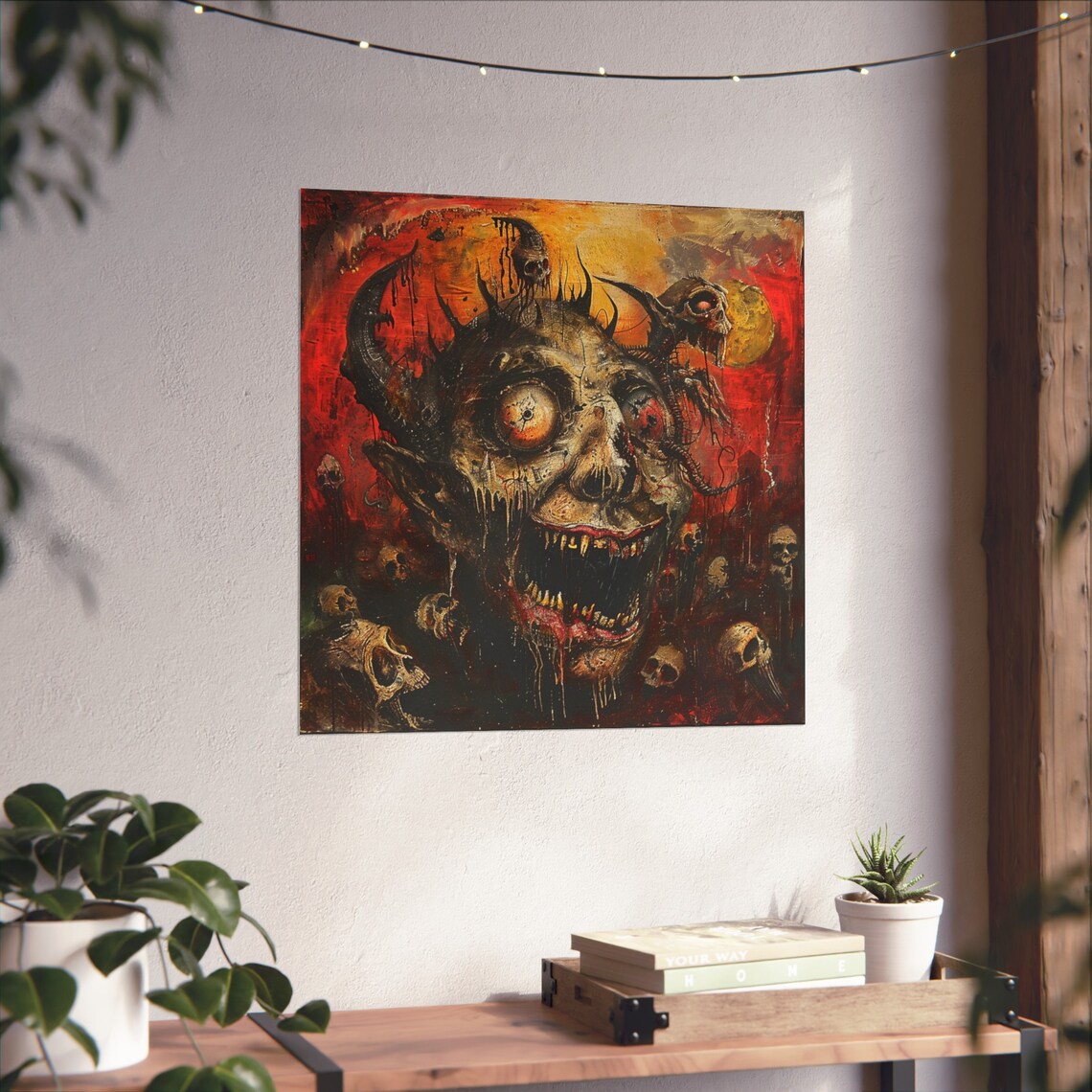 Underworld Trippy Nightmare - Horror Movie Art Print
