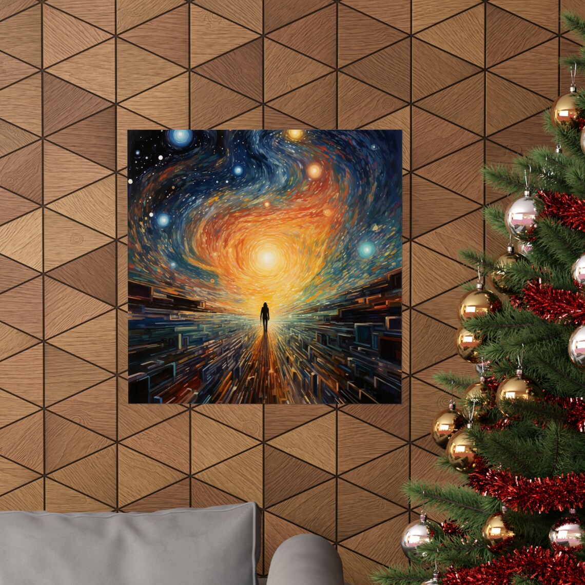 Post Impressionism Interstellar Time Travel Poster - Image 4