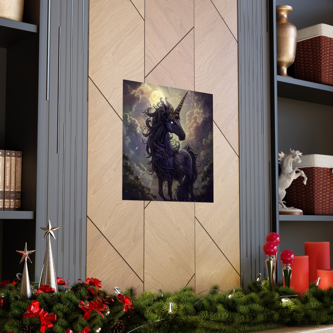 Mystical Unicorn Fantasy Lovers Art Print - Image 3