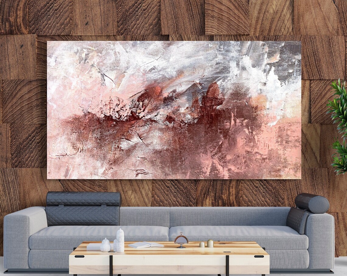 Abstract Painting Wall Art Print, Modern Abstract