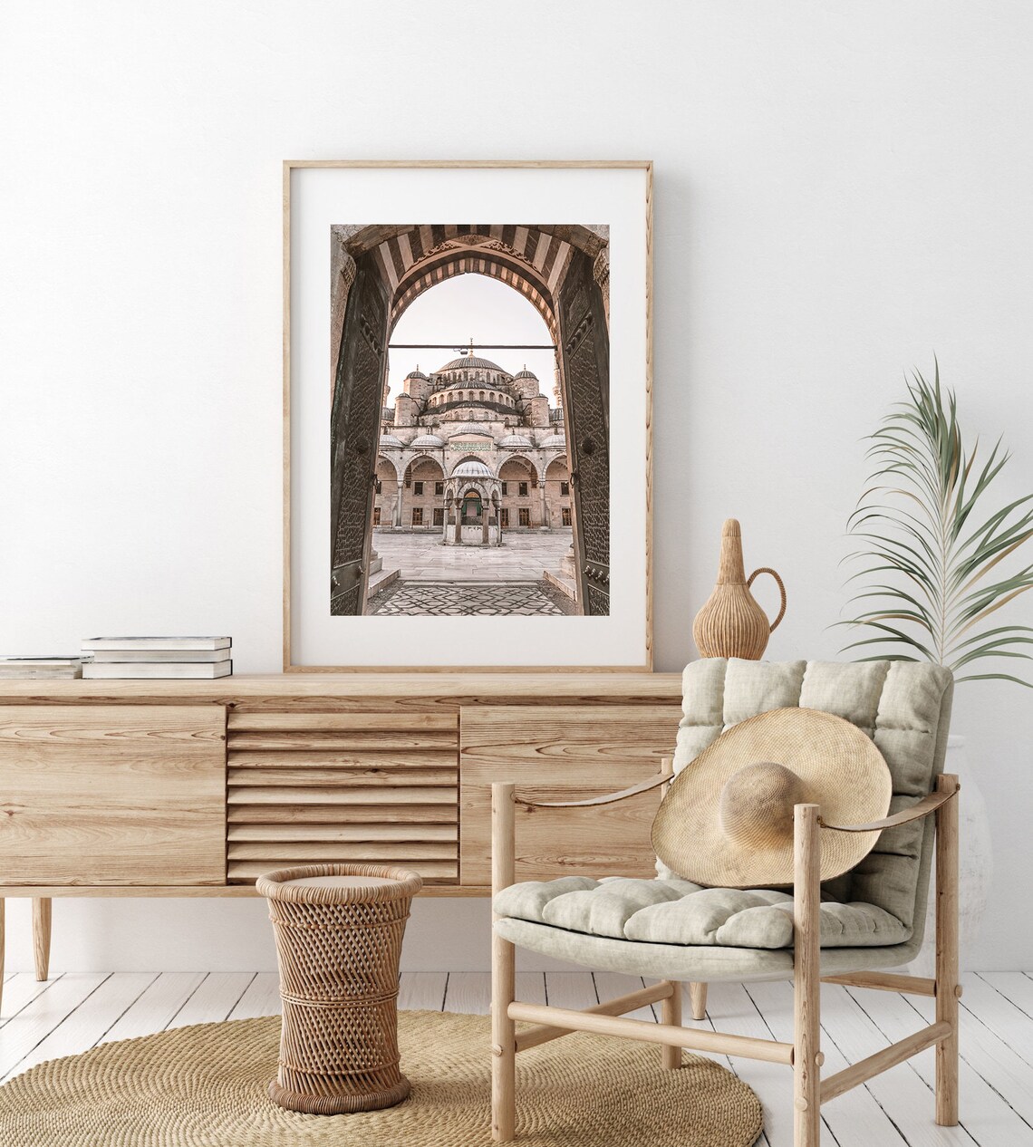 Istanbul Architecture Travel Poster, Retro Boho Decor - Image 3