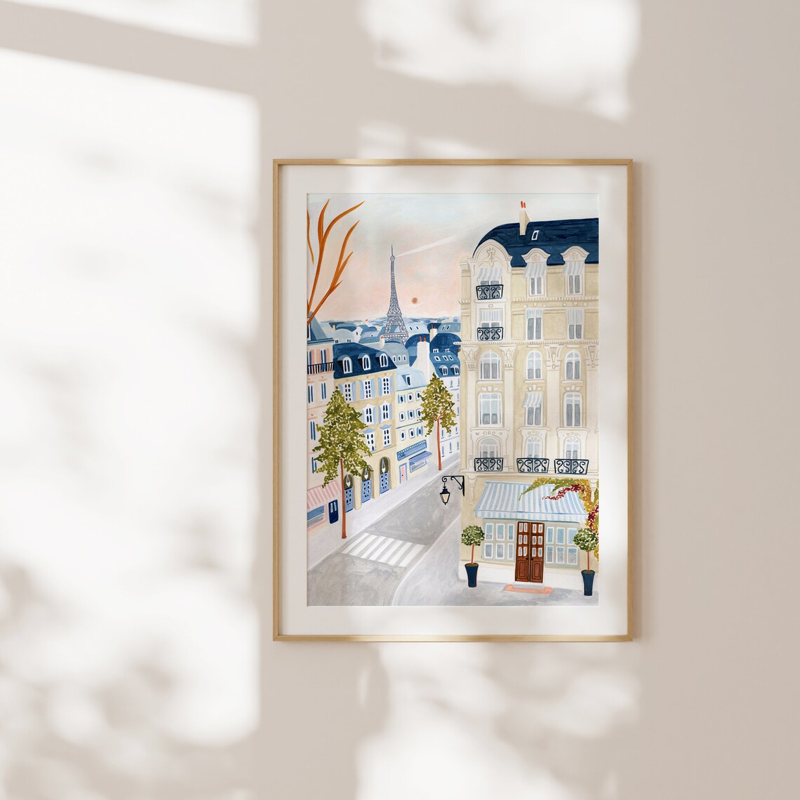 Paris Eiffel Tower Travel Poster, Parisian Decor - Image 3