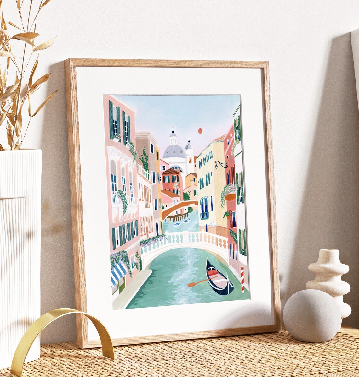 Venice Italy Travel Poster, Venezia Wall Art Print - Image 3