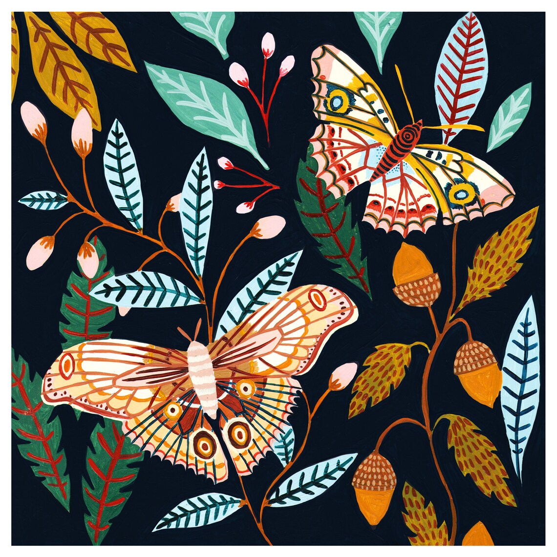 Butterfly Print, Woodland Nursery Decor Art Print - Image 2