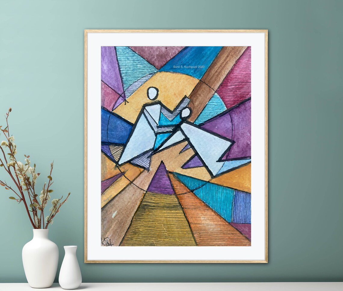 Jesus Heals A Man With Leprosy, Abstract Christian - Image 5