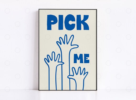 Pick Me House Warming Gift, Mid-Century Bar Poster