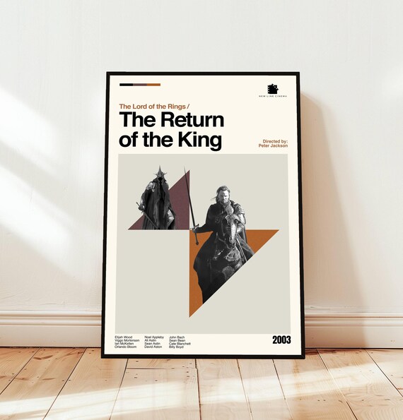 The Lord of the Rings Return of the King 2003 Fantasy Epic Movie Poster
