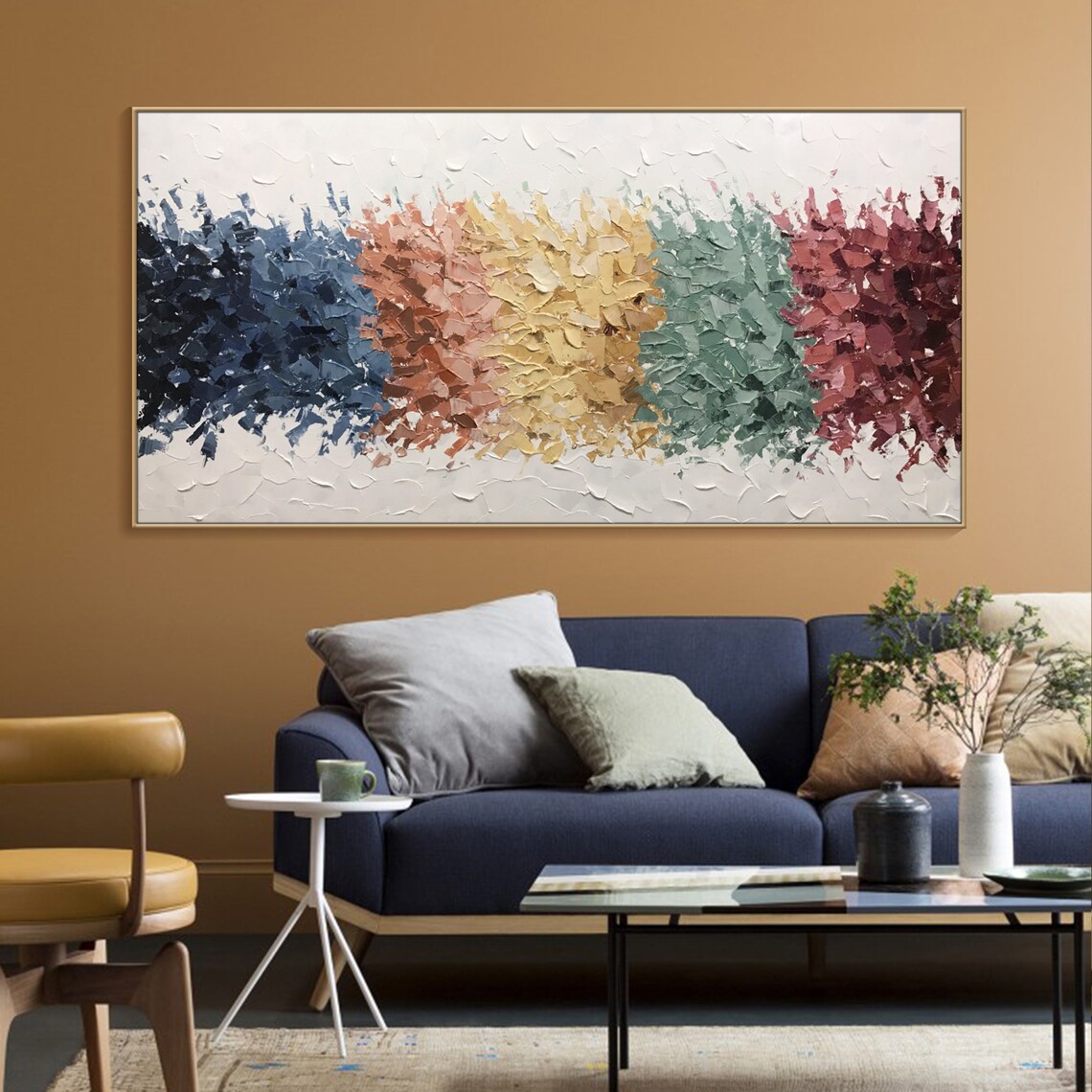 Wabi Sabi Abstract Boho Wall Art, Neutral Decor - Image 2