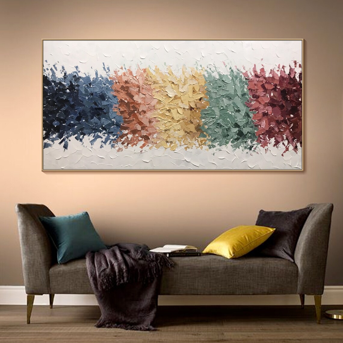 Wabi Sabi Abstract Boho Wall Art, Neutral Decor - Image 3