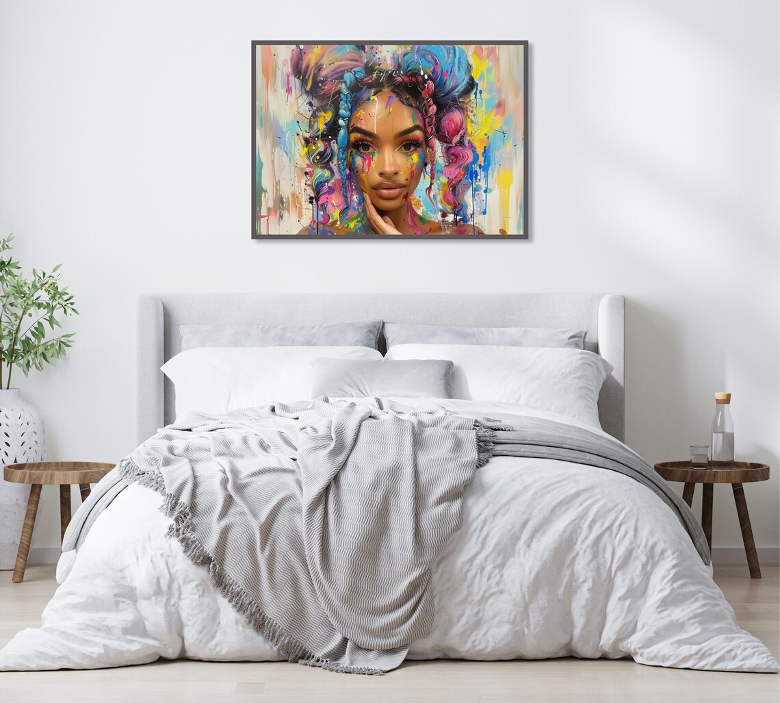 Colorful Makeup Studio Poster, Modern Beauty Decor - Image 2