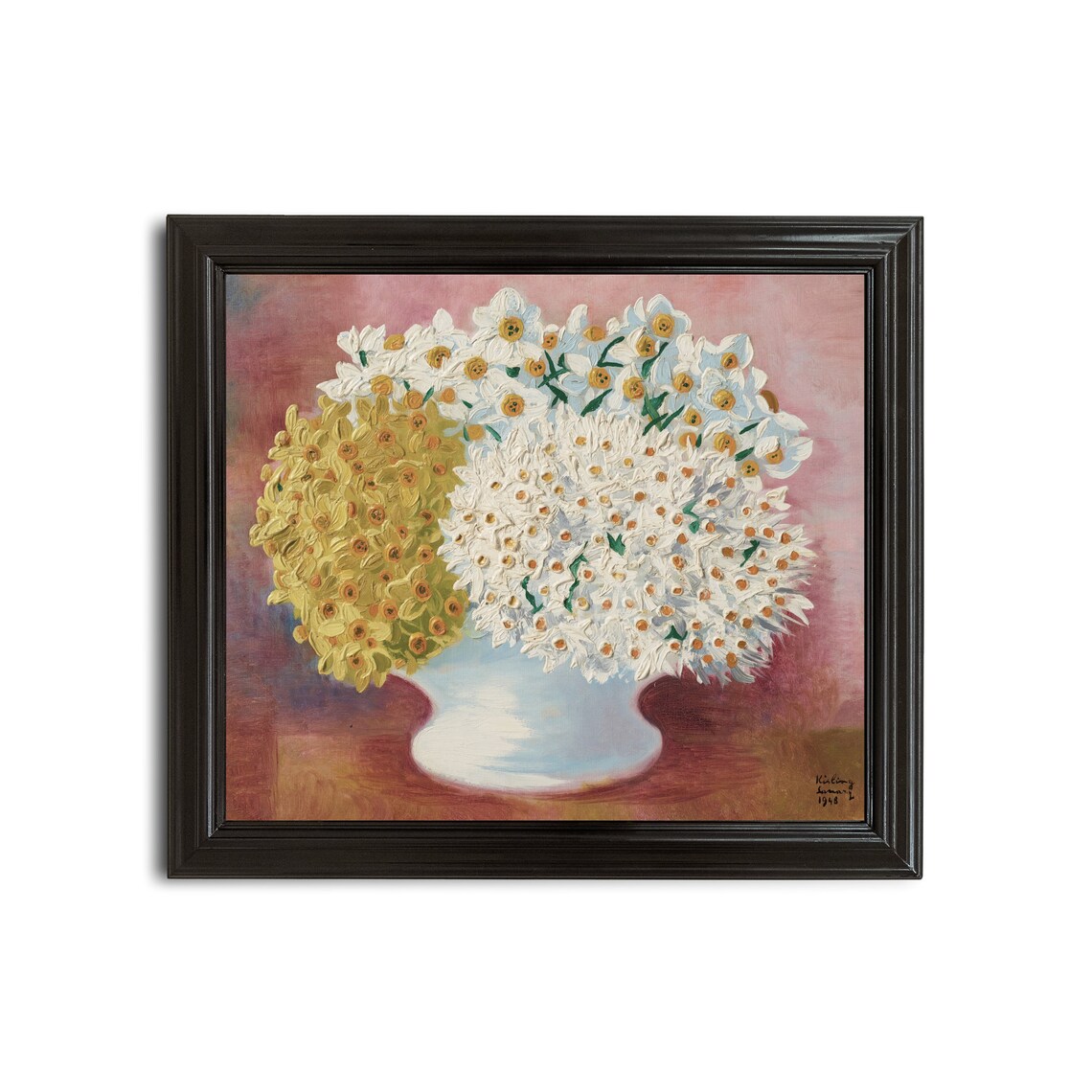 Printed And Shipped Vintage Still Life Painting Bouquet Of Flowers Print Retro Floral Wall Art Decor Antique Flower Art - Image 2