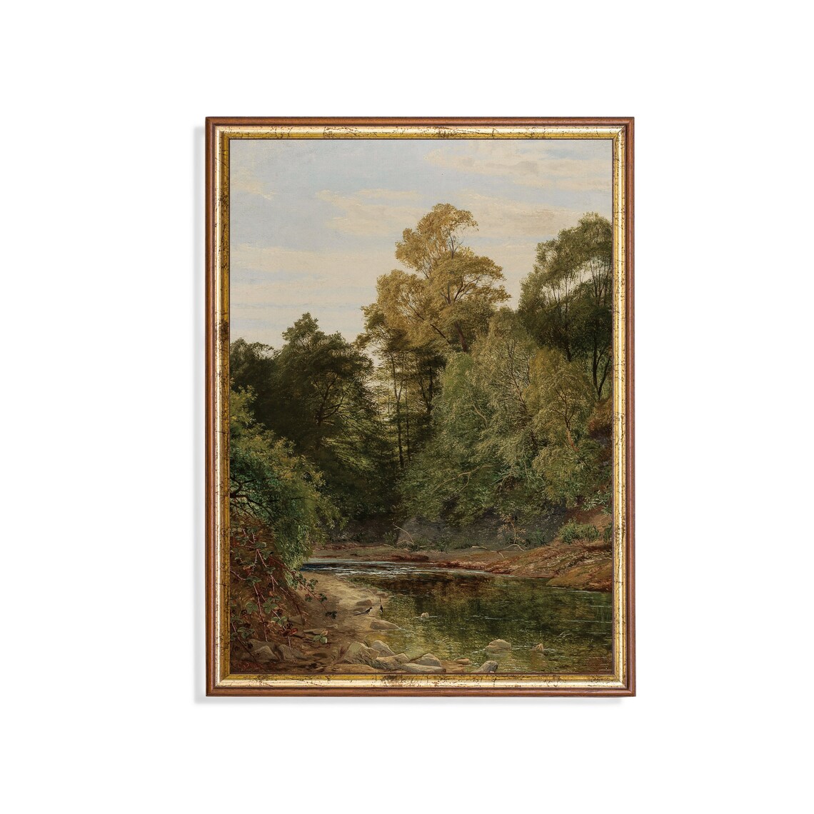 Rustic Moody Country Landscape Art Print
