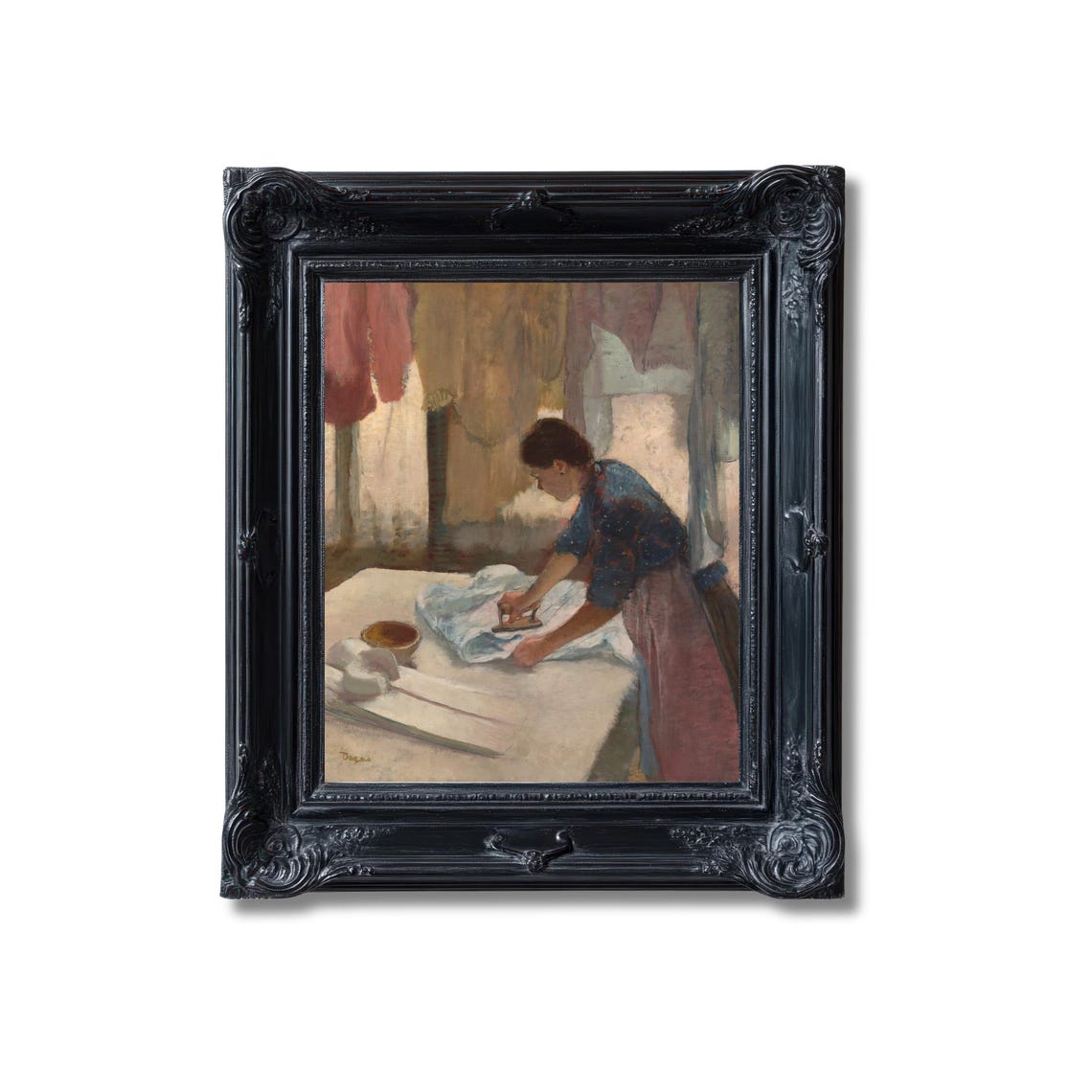 Edgar Degas Woman Ironing Laundress Impressionist Painting Poster - Image 4