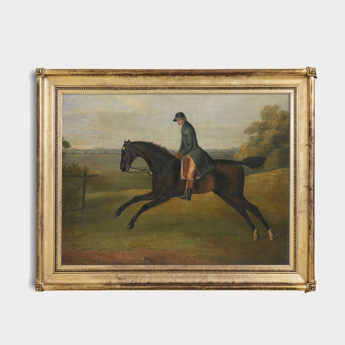 Printed And Shipped Vintage Horse Painting Poster - Image 2