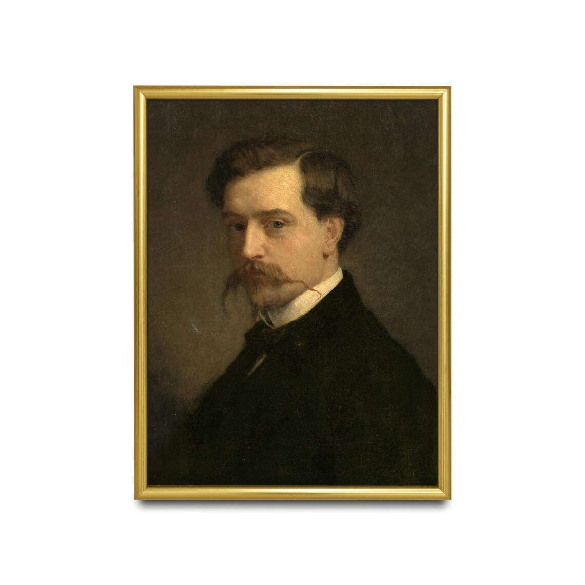 Mailed Vintage Gentleman Portrait Art Print - Image 2
