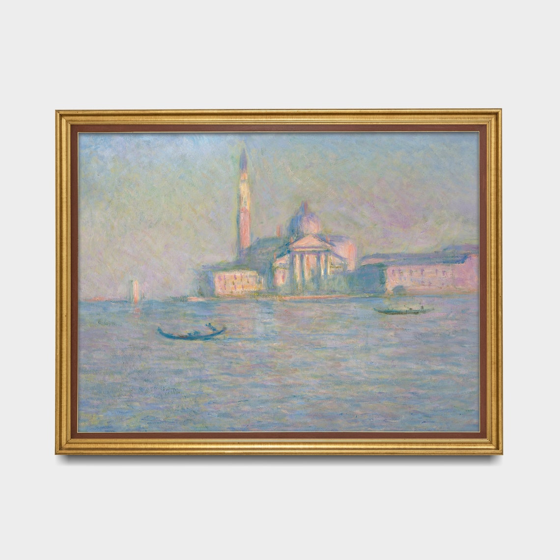 Venice San Giorgio Maggiore At Dawn Impressionist Painting Poster - Image 5