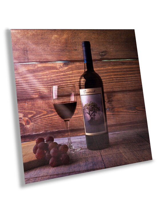 Modern Wine Still Life, Grapes Art Print