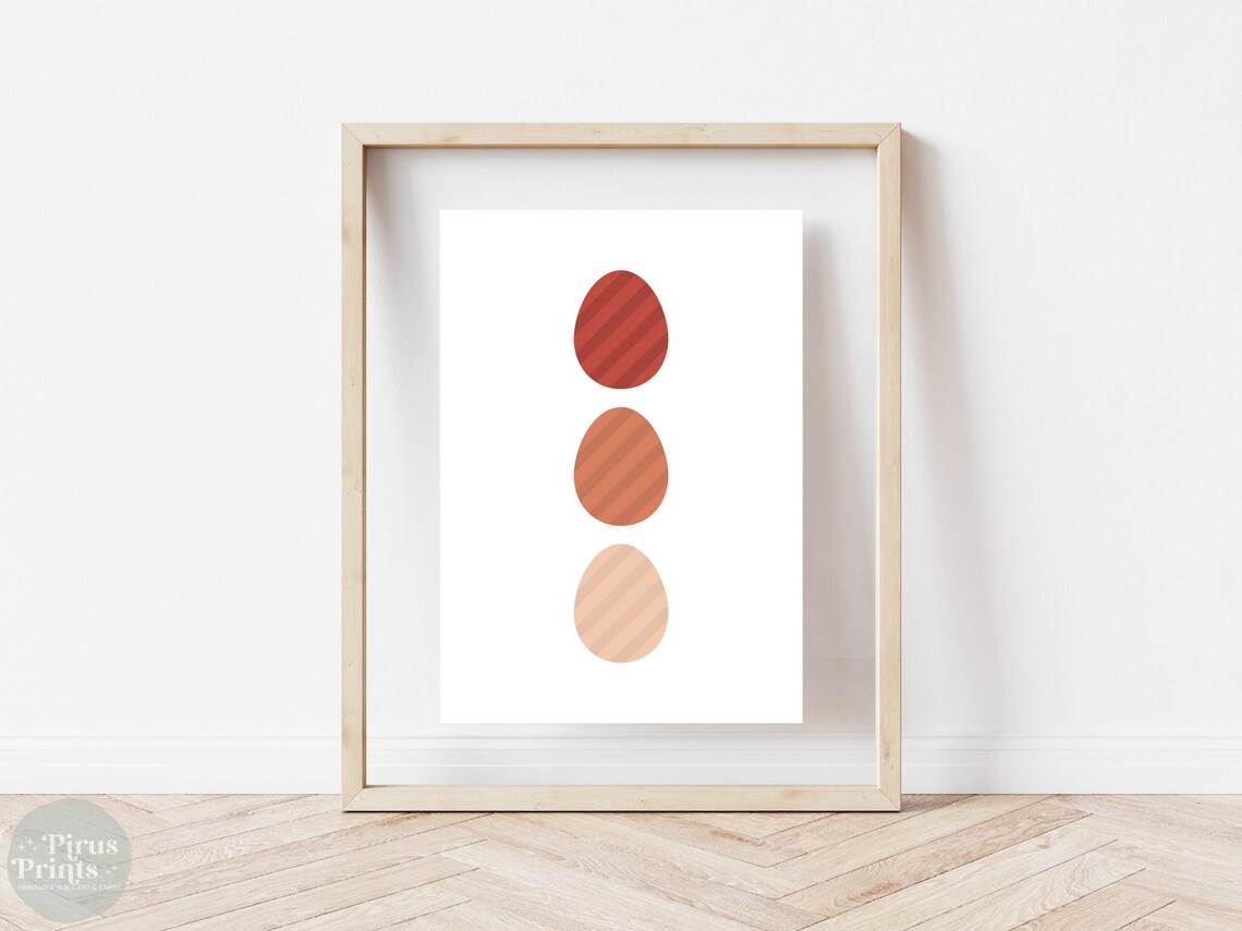 Easter Eggs Art Print, Minimal Easter Brunch Decor - Image 4