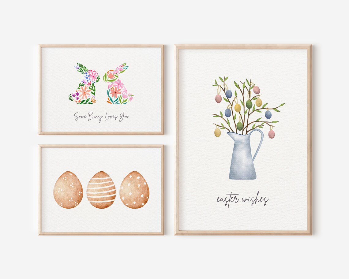 Some Bunny Loves You, Spring Bunny Easter Art Print - Image 3
