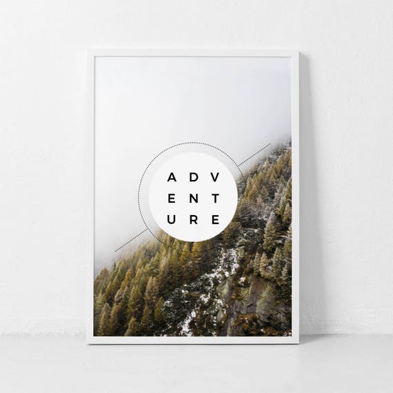 Adventure Prints Wanderlust Print Forest Photography Forest Print Nature Prints Forest Wall Art Woodland Print Mountain Prints