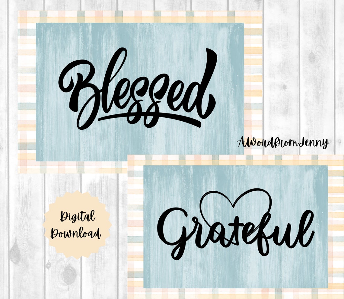 The Bible Is Our Compass Plaid Script Faith Hand Lettered Poster - Image 2