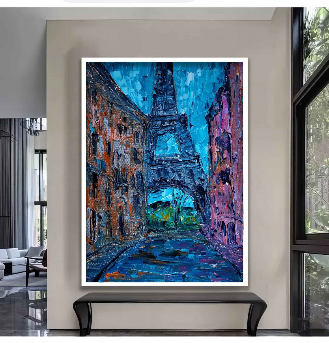 Abstract Eiffel Tower View, Modern Landscape - Image 4