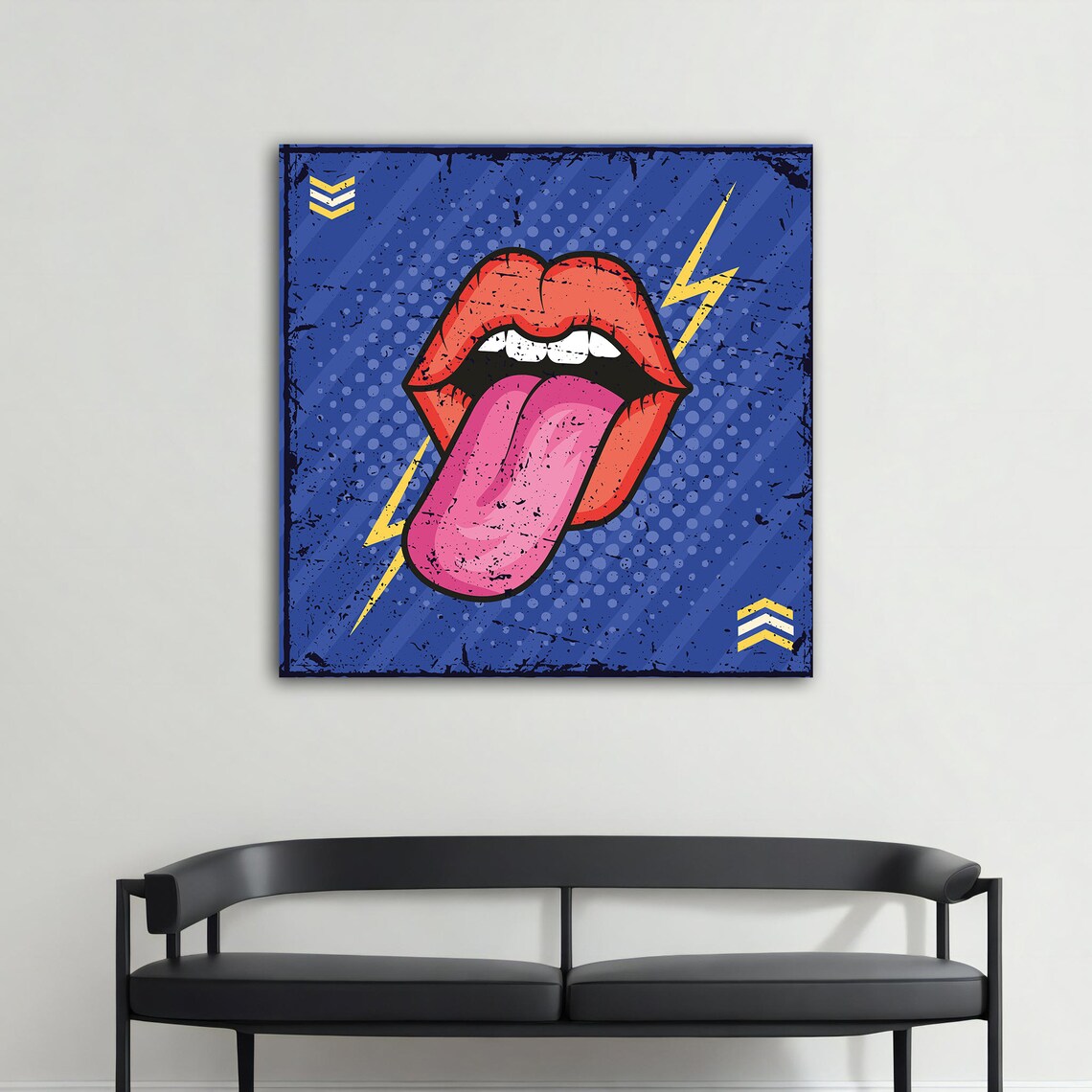 Tongue Out Graffiti, Red Lips Pop Art Poster - Image 4