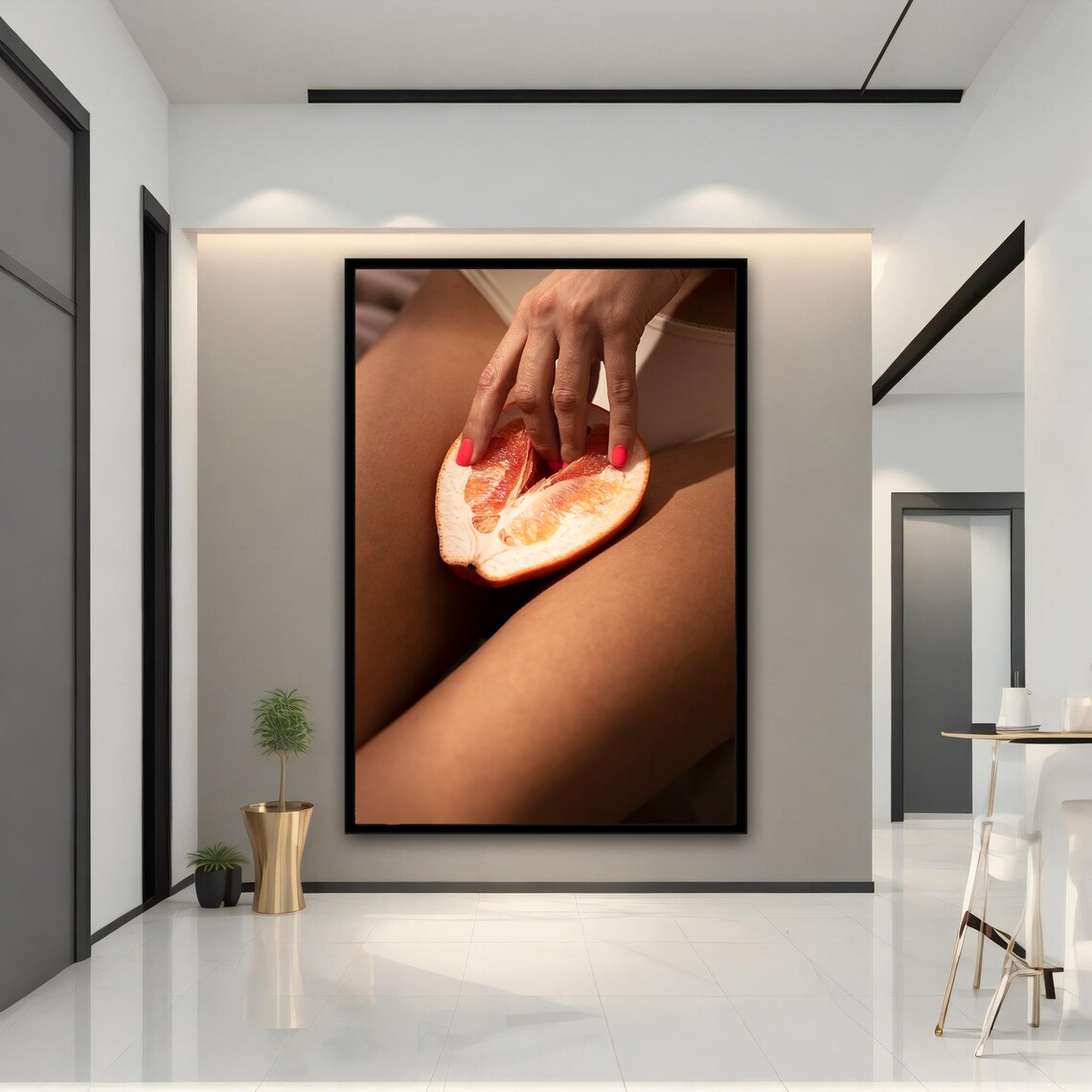 Erotic Modern Wall Decor, Abstract Art Print - Image 4