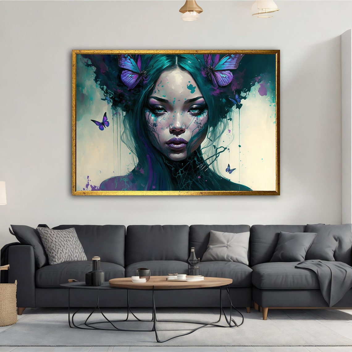 Asian Woman Modern Wall Art Asian Woman Asian Wall Art Asian Woman Ethnic Asian Woman Print - Image 3