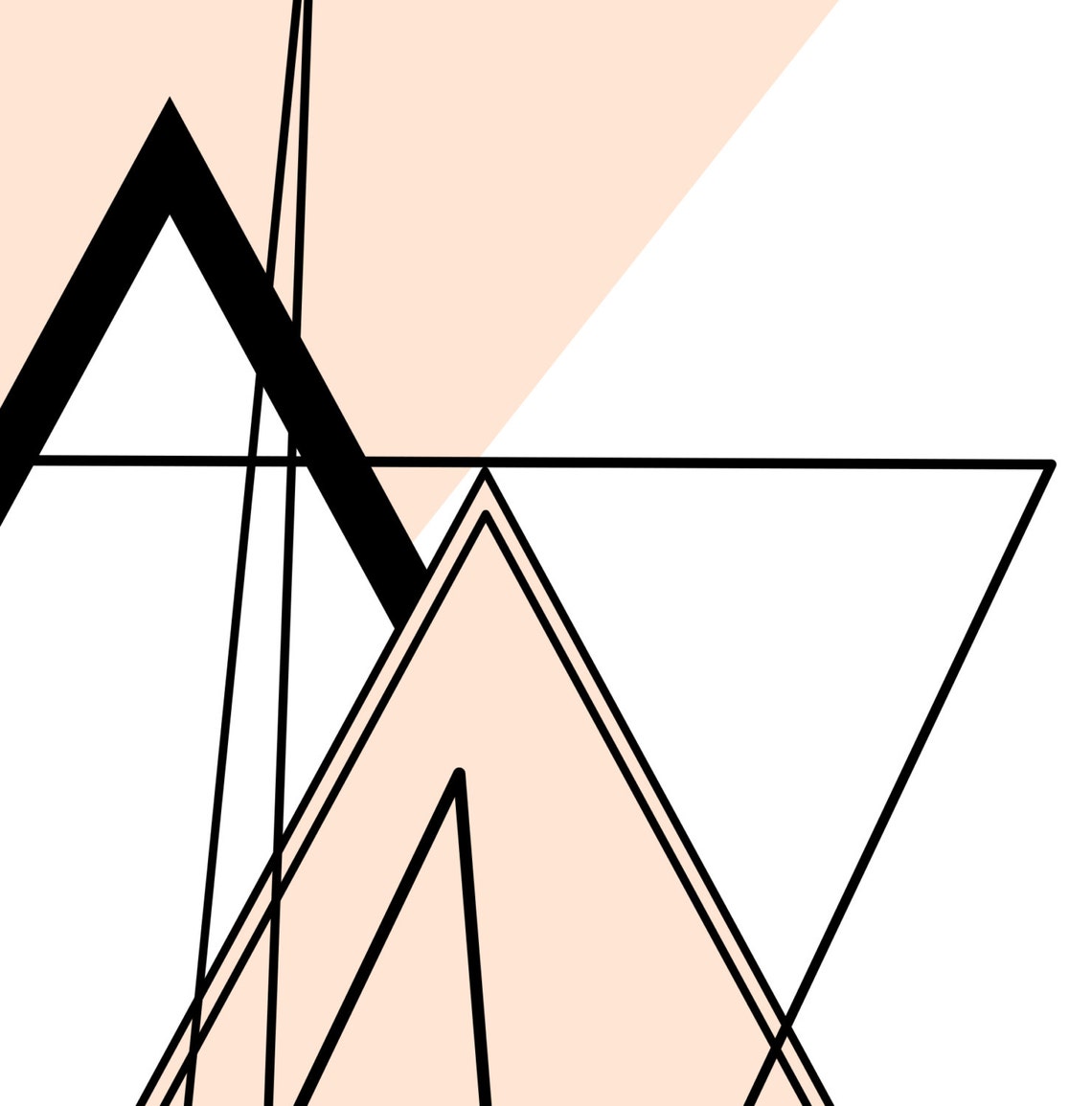 Geometric Wall Art Art Modern Abstract Print Pink Wall Decor Abstract Art Print Modern Wall Art - Image 3