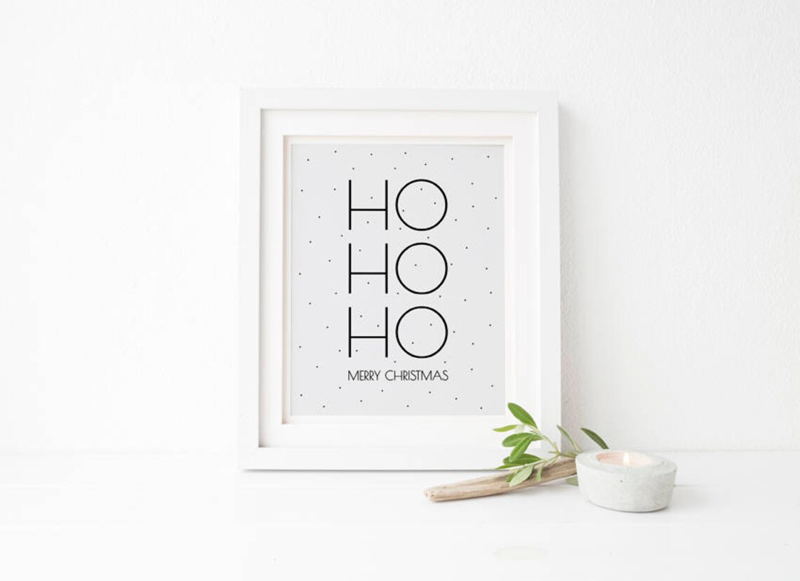 Christmas Decor Holiday Art Print, Christmas Wall Art