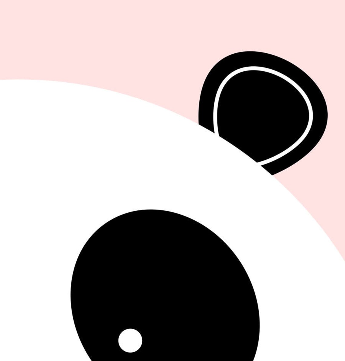 Panda Nursery Art Print for Girls' Room Decor - Image 2