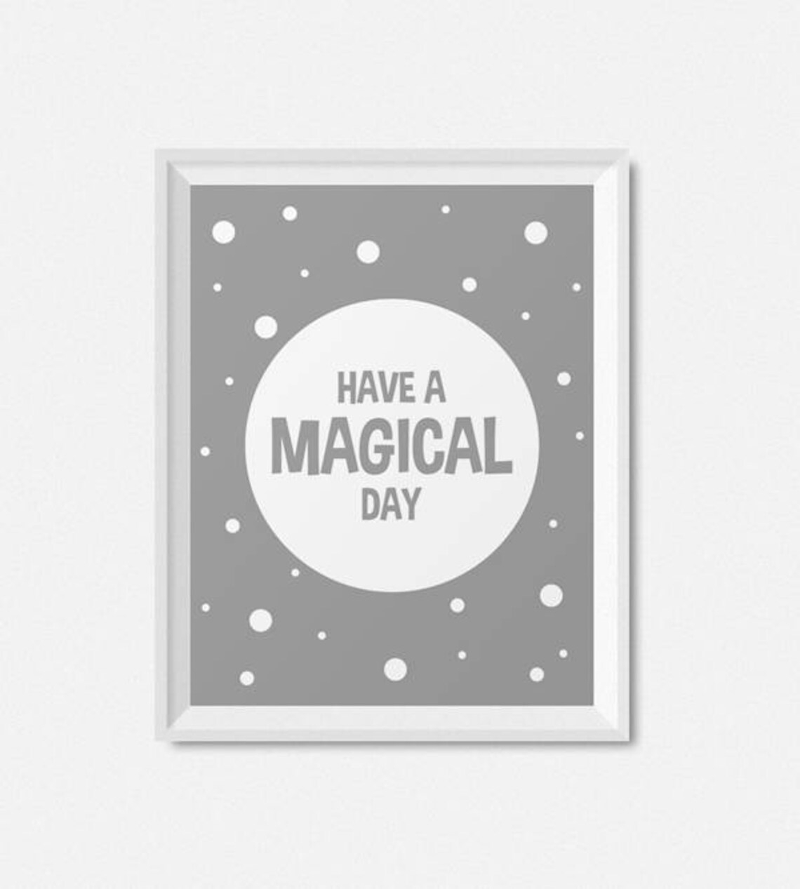 Neutral Nursery Quote Print, Baby Gray Wall Art - Image 2