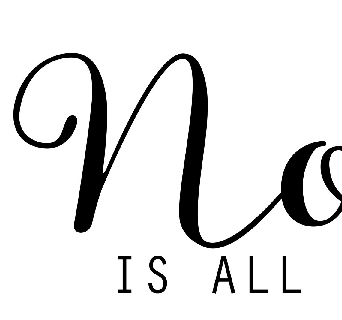 Black and White Typography Quote Wall Art Print - Image 3