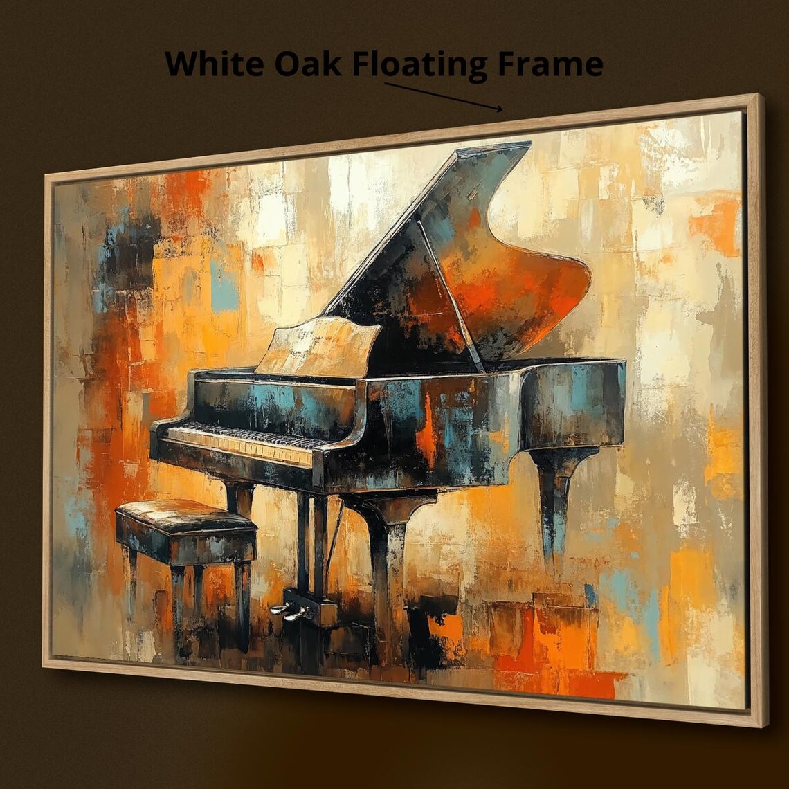 Grand Piano Abstract Art Print, Music Wall Decor - Image 4
