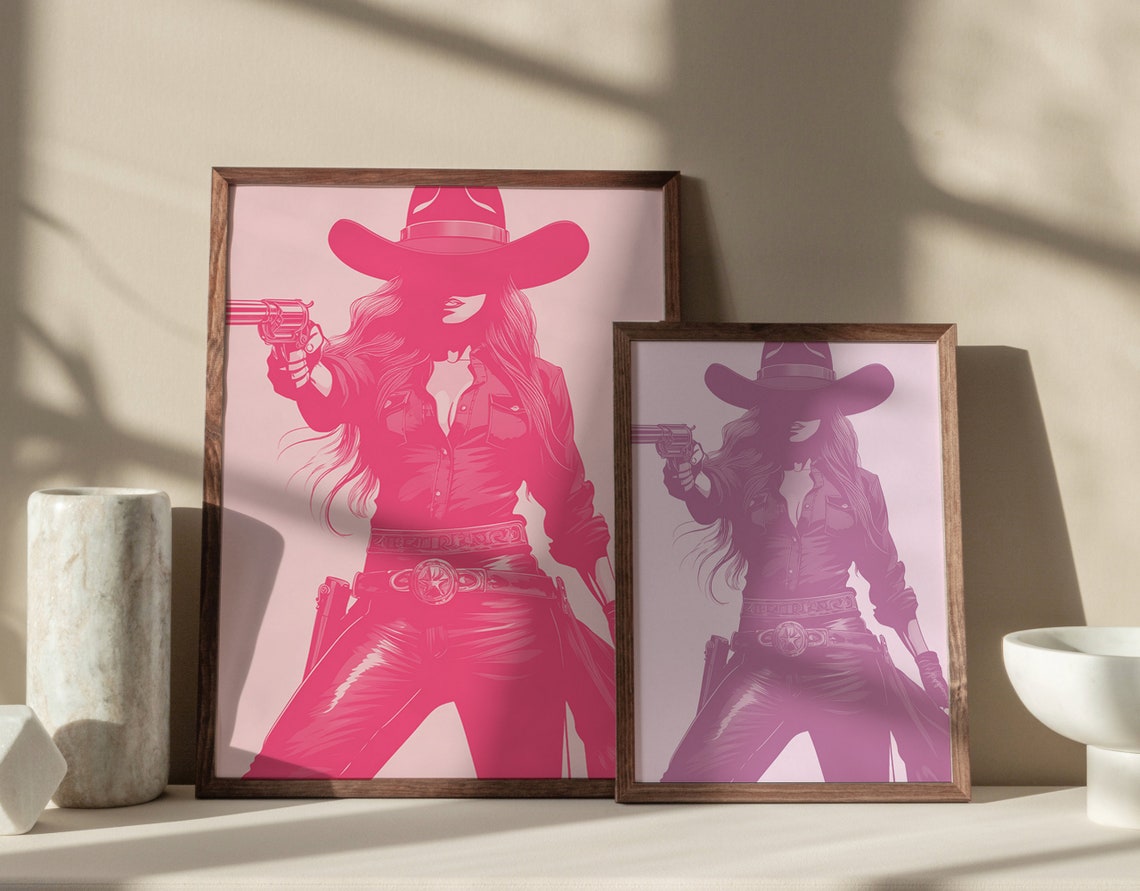Fierce Cowgirl Rustic Coastal Bar Decor - Image 4