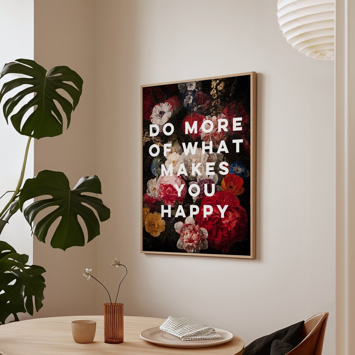 Motivational Quote Print, Vintage Dorm Decor Poster - Image 3