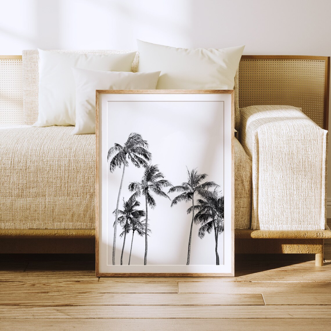 Palm Tree Hawaii Minimalist Tropical Travel Poster - Image 4