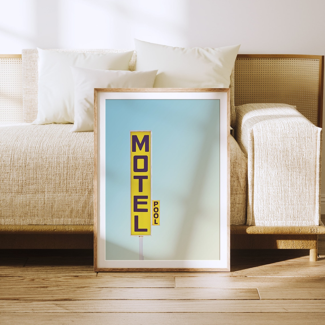 Palm Springs Vintage Motel Sign, Mid-Century Poster - Image 2