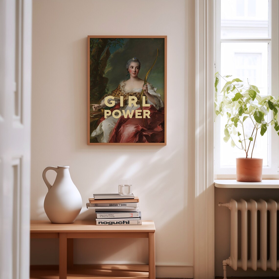 Girl Power Feminist Quote Poster, Wall Art Print - Image 2