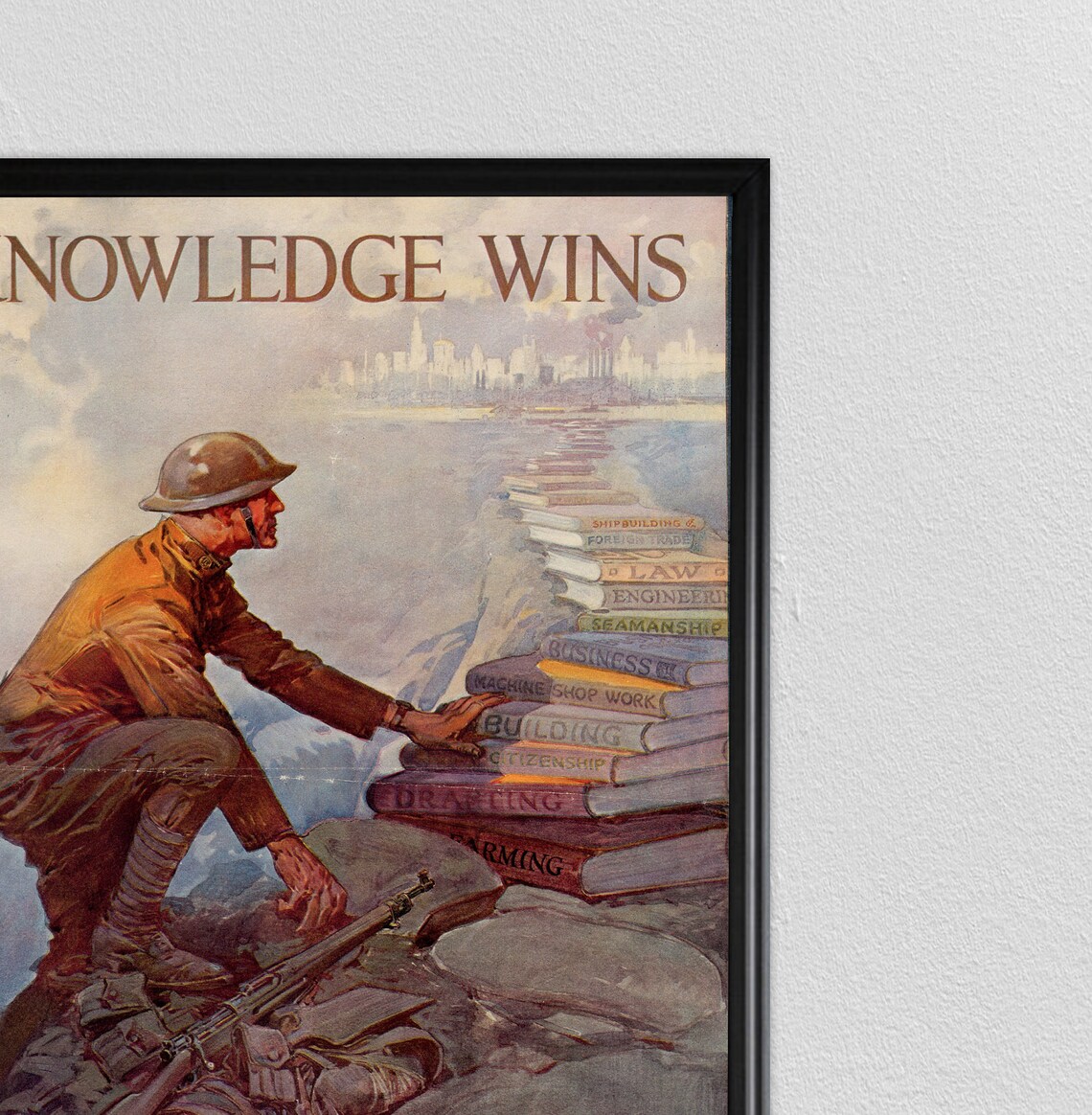 Book Poster Quote Print, Vintage Literature Poster - Image 2