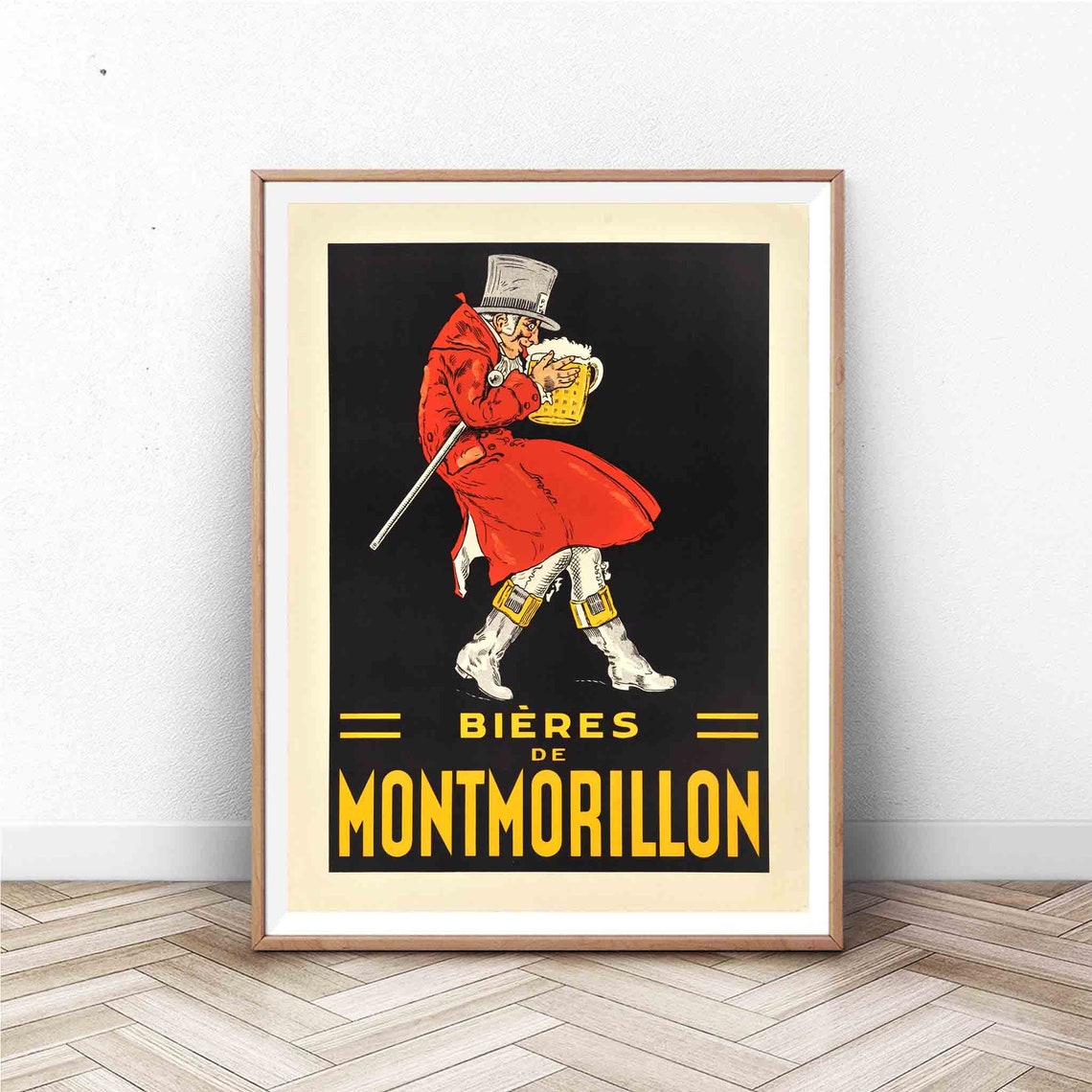 Vintage Alcohol Poster France Wall Art Paris Print Vintage Wall Art France Travel Poster Beer Poster Bar Wall Art