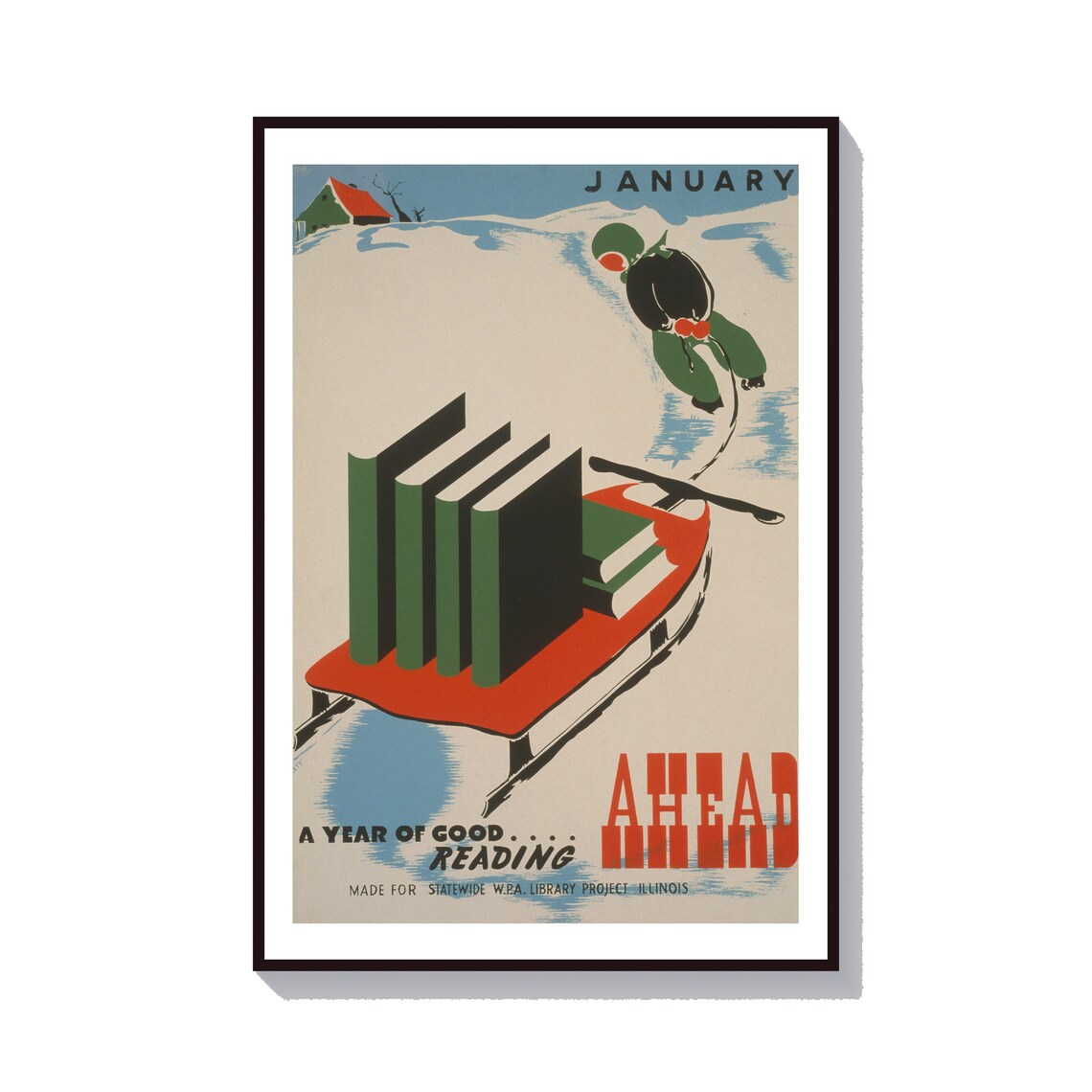 Take Along A Book Vintage Reading Quote Art Print