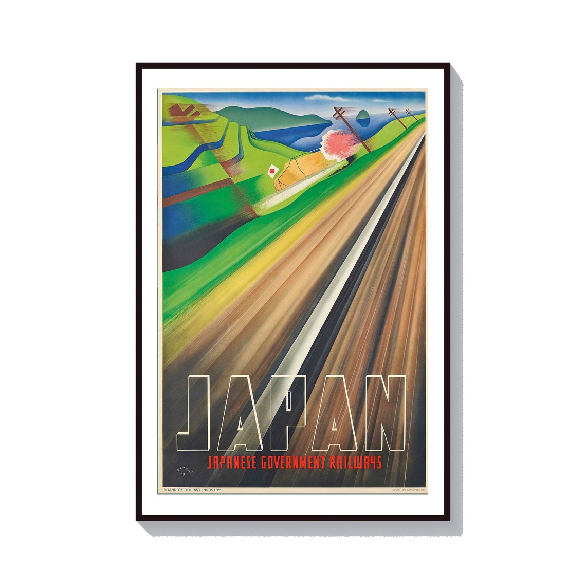 Japan Art Japan Print Poster Of Japan Japan Travel Poster Vintage Travel Poster Retro Japan Art Tokyo Art Vintage Tokyo Poster