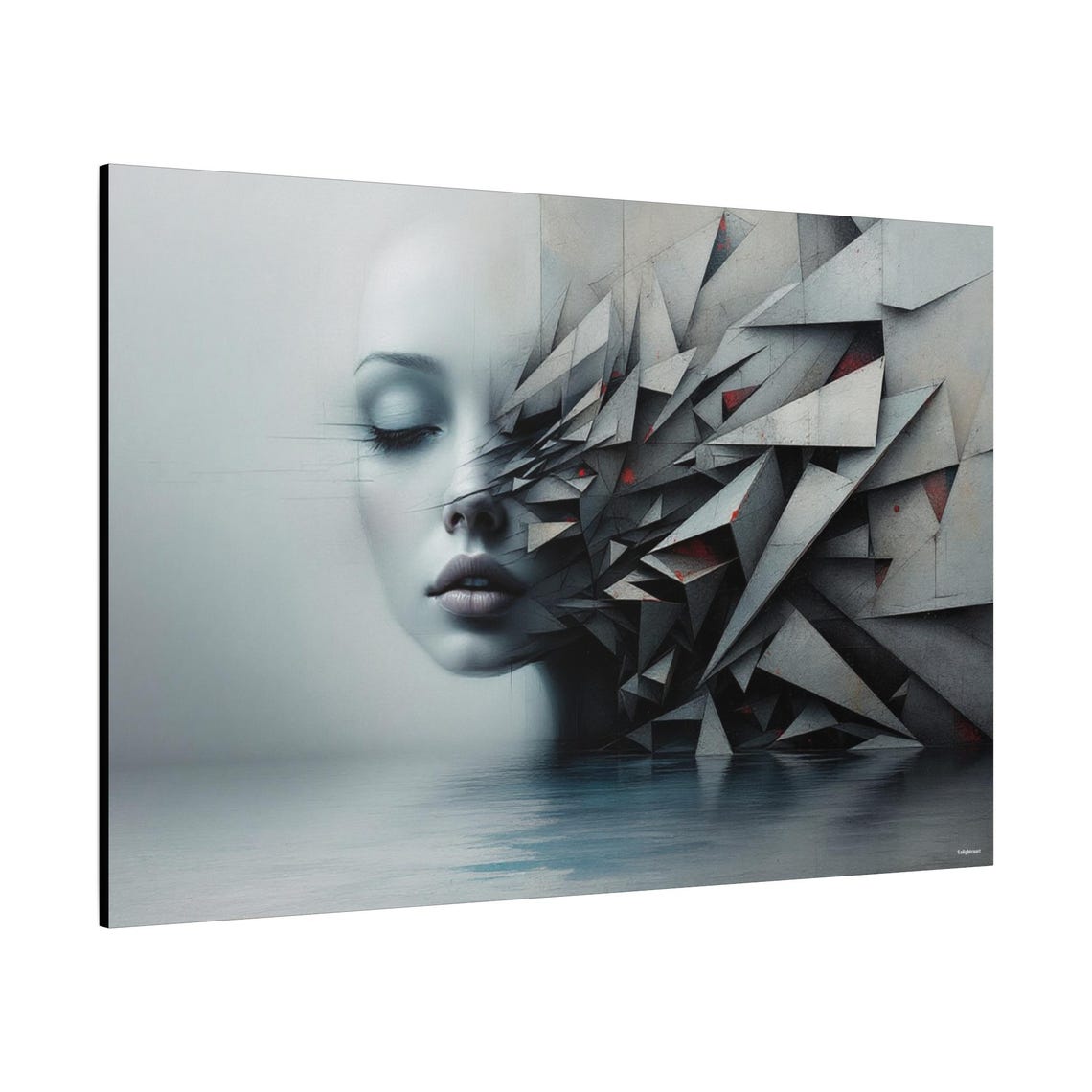 Dreams In Pieces Abstract Art Print - Image 2