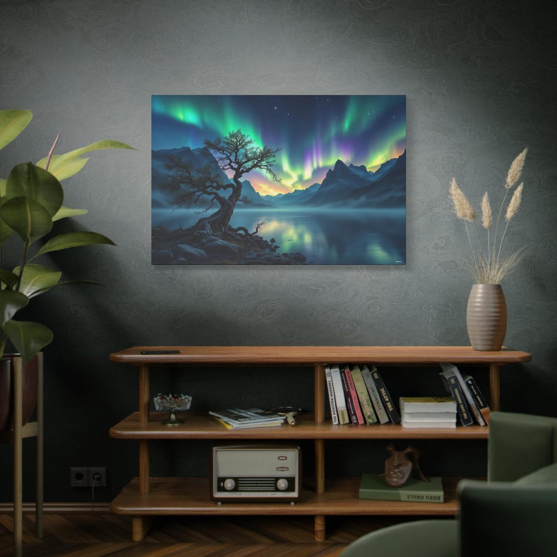 Northern Lights Abstract Modern Art - Image 2