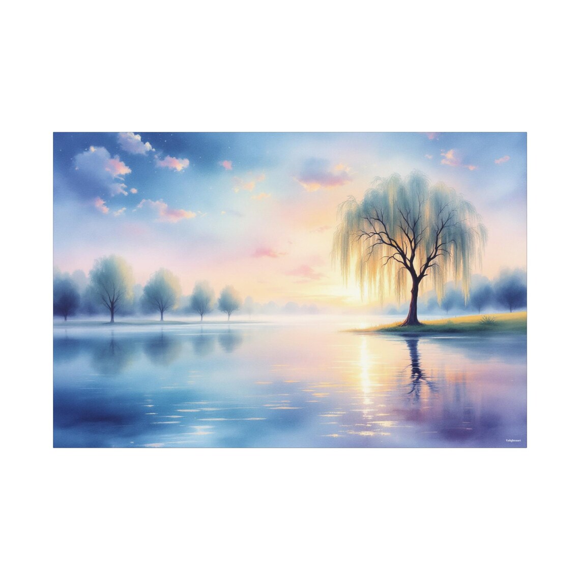 Twilight Tranquility Wall Art Matte Nature Decor For Home Ideal Housewarming Birthdays Or Holidays Scenic Art Print Home - Image 3
